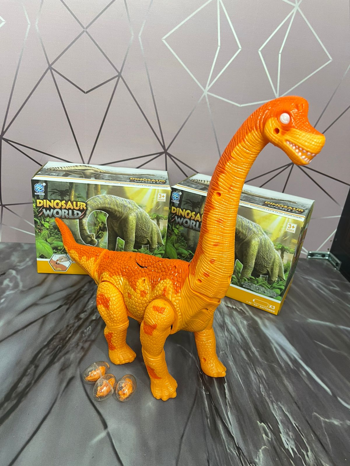DINOSAURIO BRONTOSAURIO LUCES Y SONIDO